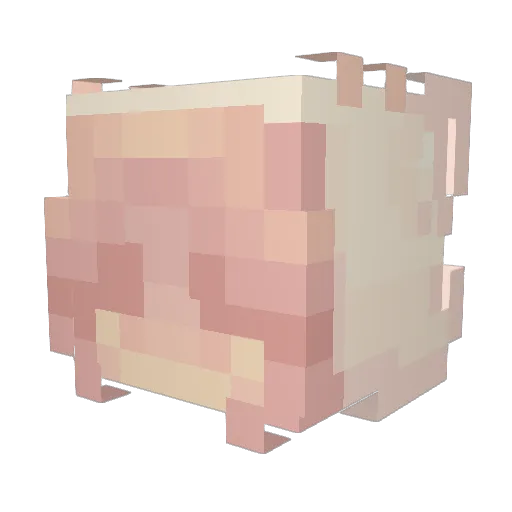 mchanoO Minecraft avatar head, 3D render