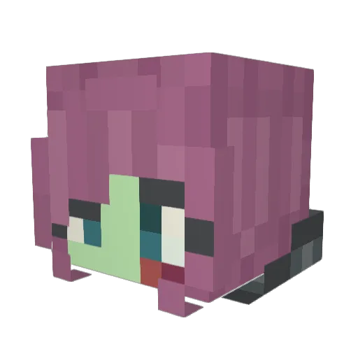 mchennessy Minecraft avatar head, 3D render