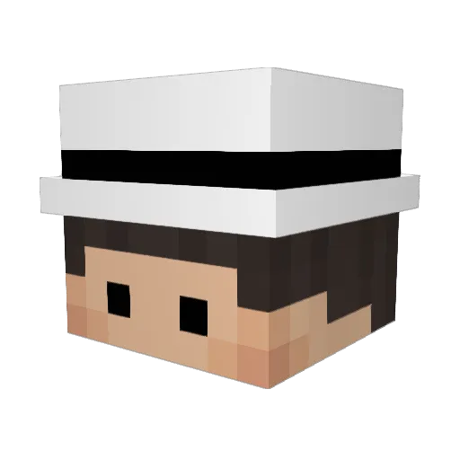 mchung Minecraft avatar head, 3D render