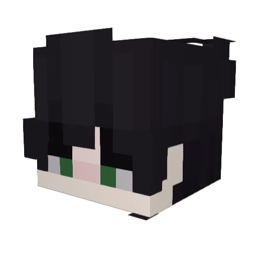 mcjakobb Minecraft avatar head, 3D render
