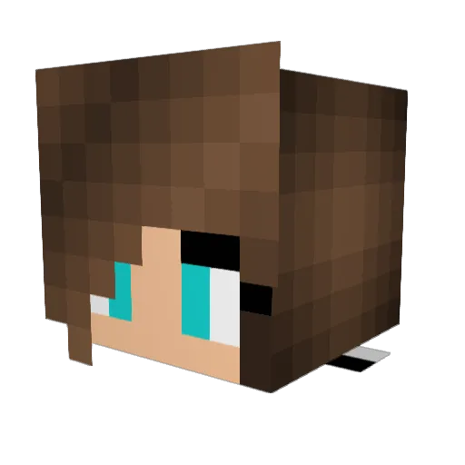 mcjb007 Minecraft avatar head, 3D render