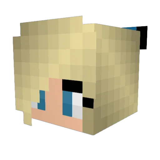 mck2015 Minecraft avatar head, 3D render