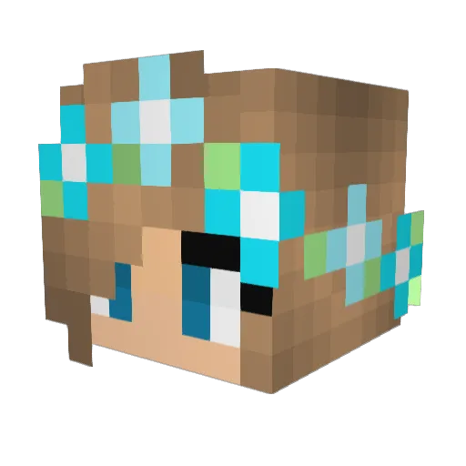 mckenna1234 Minecraft avatar head, 3D render