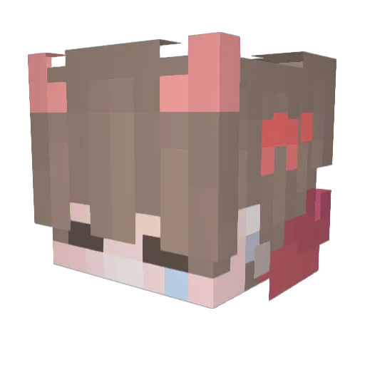 mckensertTTV Minecraft avatar head, 3D render