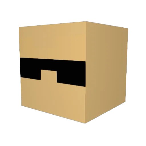 mclean08 Minecraft avatar head, 3D render