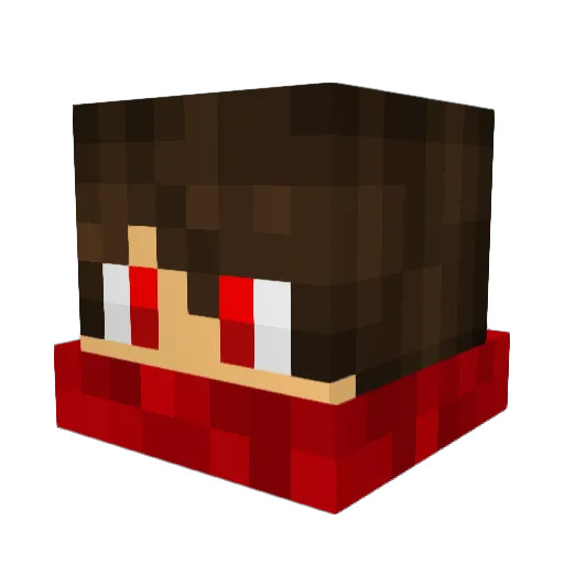 mclyde Minecraft avatar head, 3D render
