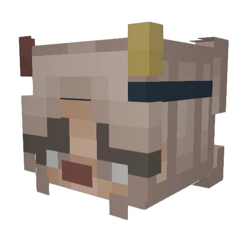 mcmahon7677 Minecraft avatar head, 3D render
