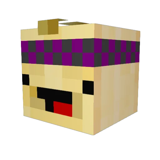 mcmama1024 Minecraft avatar head, 3D render