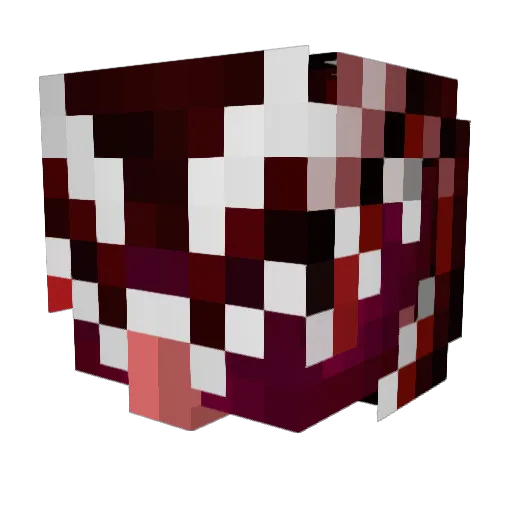 mcmarca Minecraft avatar head, 3D render