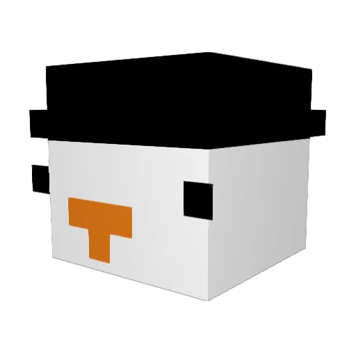 mcmaster153 Minecraft avatar head, 3D render