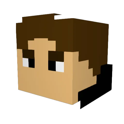 mcmatthias Minecraft avatar head, 3D render