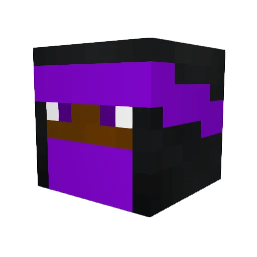 mcmean191 Minecraft avatar head, 3D render