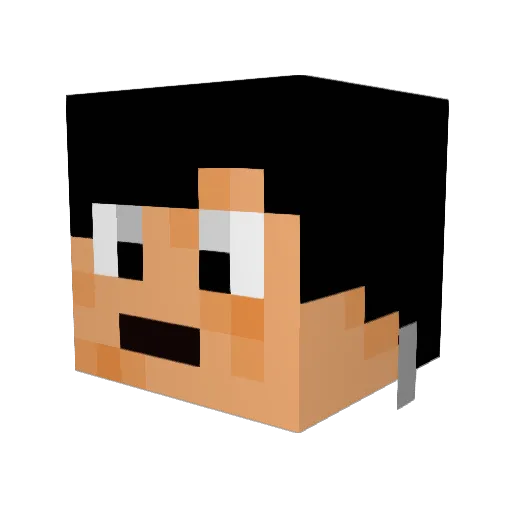 mcmxcivr Minecraft avatar head, 3D render