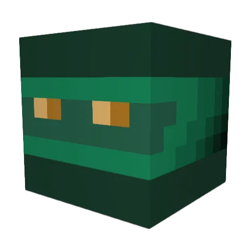 mcmxrc Minecraft avatar head, 3D render