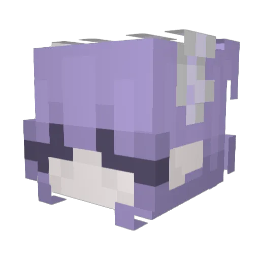 mcnchii Minecraft avatar head, 3D render