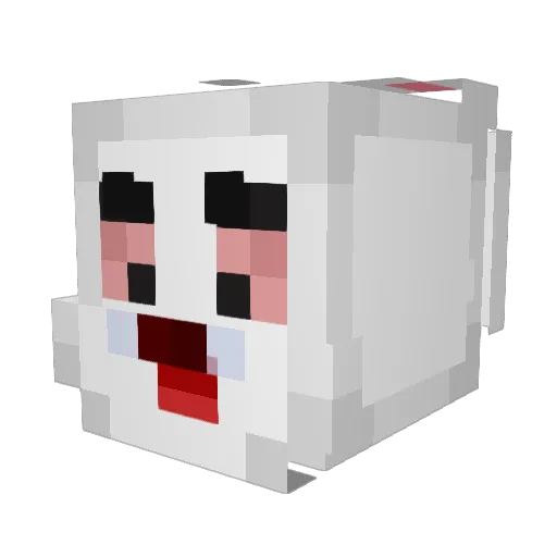 mcparkstech1 Minecraft avatar head, 3D render