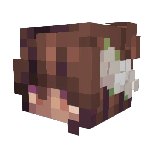 mcrebecky Minecraft avatar head, 3D render
