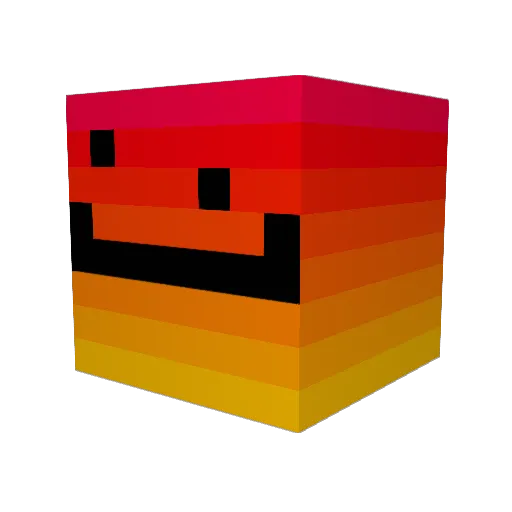 mcreen233 Minecraft avatar head, 3D render