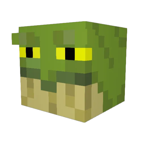 mcsisi Minecraft avatar head, 3D render