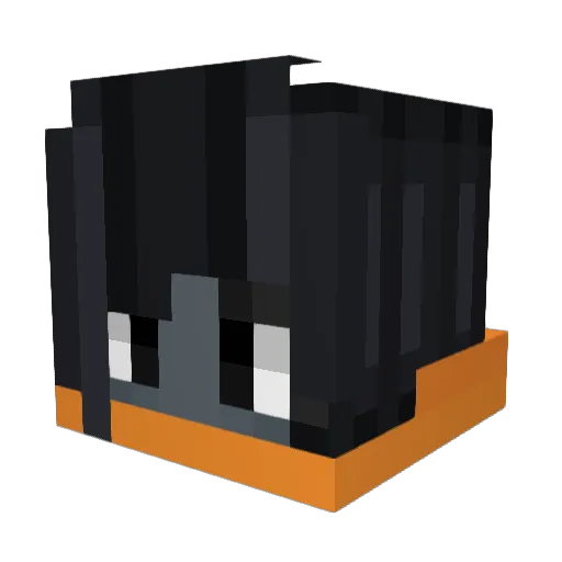 mcsrpropaganda Minecraft avatar head, 3D render