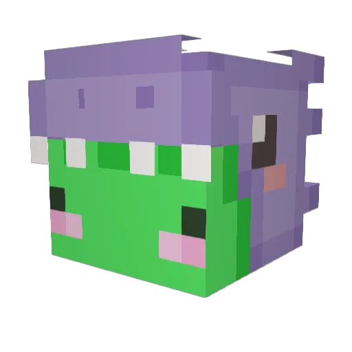 mcsteamy01 Minecraft avatar head, 3D render