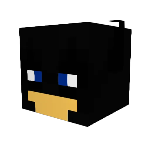 mctoorie Minecraft avatar head, 3D render