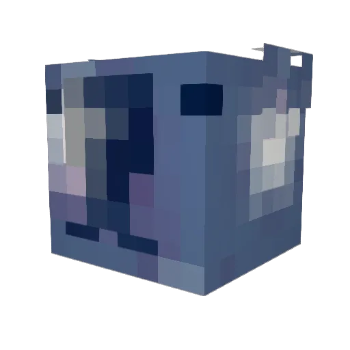 mcveigh Minecraft avatar head, 3D render