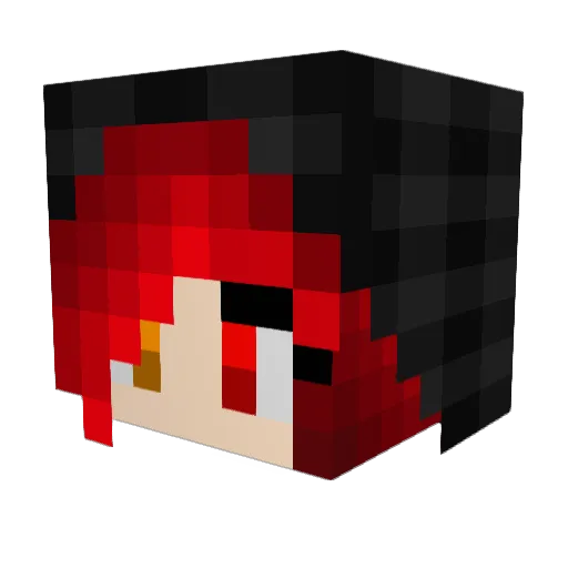 mcw1217 Minecraft avatar head, 3D render