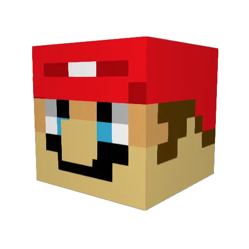 mdamour1976 Minecraft avatar head, 3D render