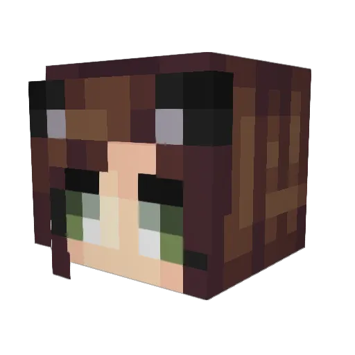 mddy Minecraft avatar head, 3D render