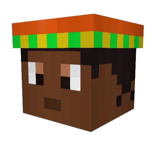 mdhansen5 Minecraft avatar head, 3D render