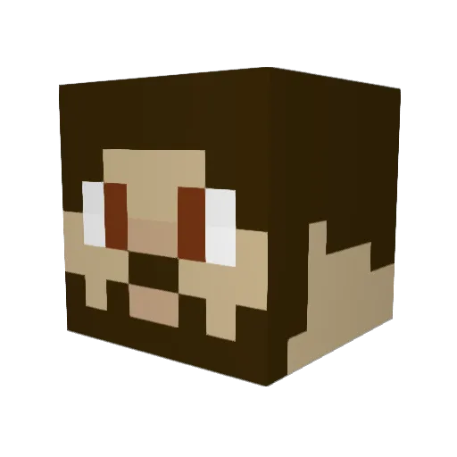 mdiddy223 Minecraft avatar head, 3D render