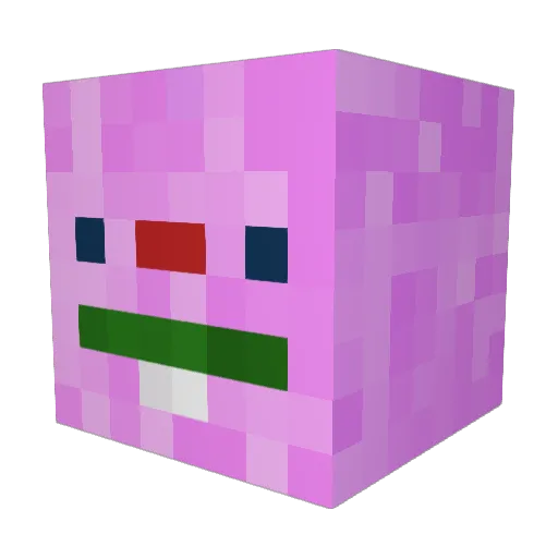 mdiggity12 Minecraft avatar head, 3D render