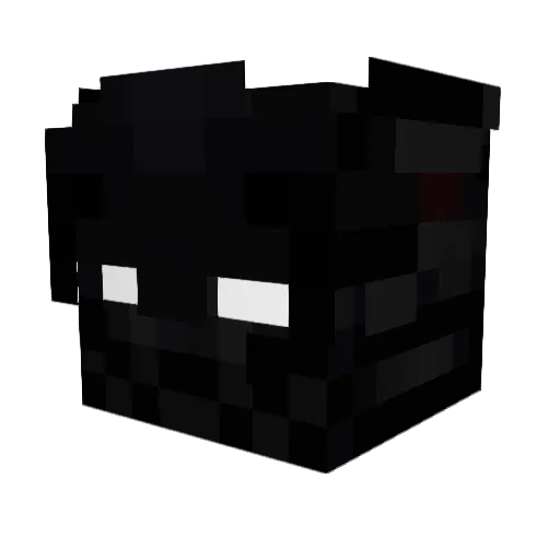 mdmablood Minecraft avatar head, 3D render