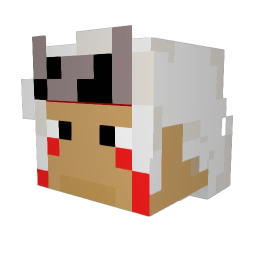mdmgamer2001 Minecraft avatar head, 3D render