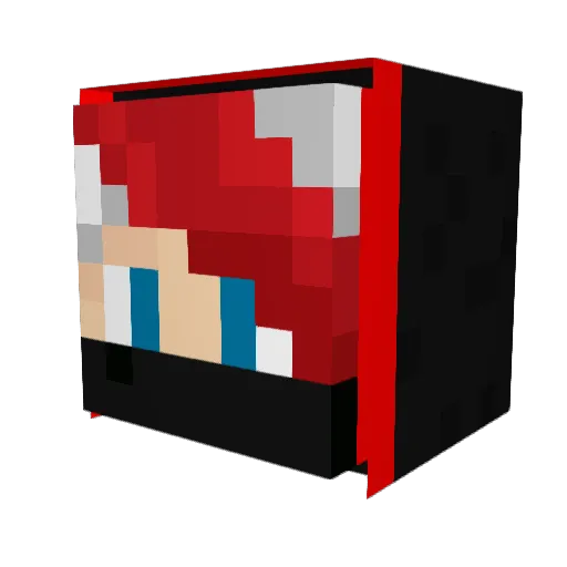 mdmin2 Minecraft avatar head, 3D render