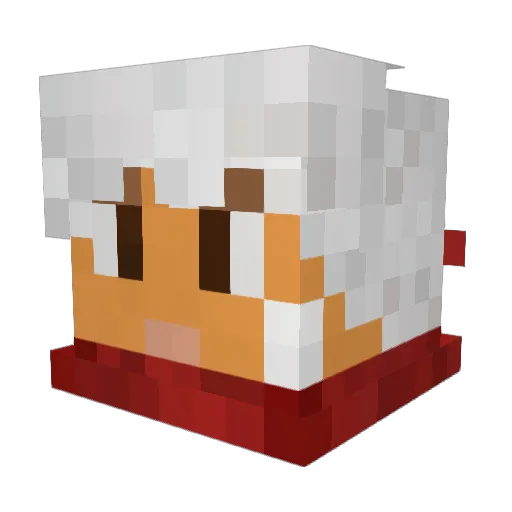 mdmnky13 Minecraft avatar head, 3D render
