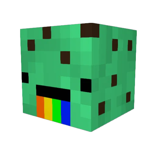 mdog5000 Minecraft avatar head, 3D render