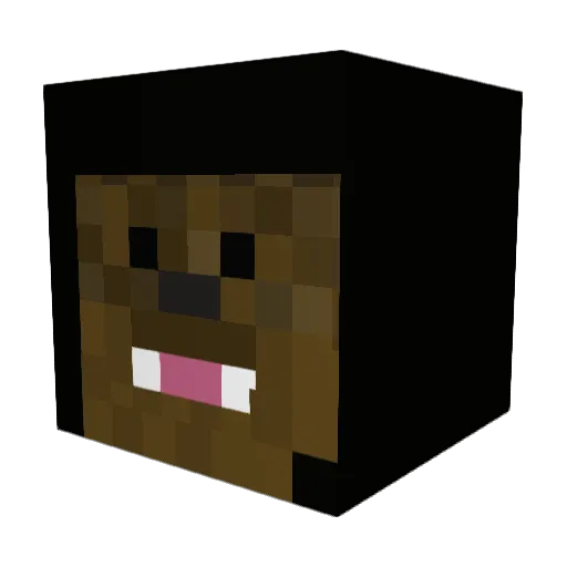 mdt1216 Minecraft avatar head, 3D render
