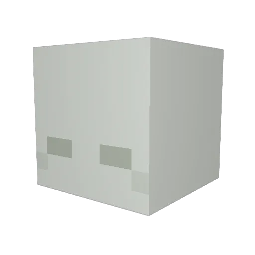 me0405 Minecraft avatar head, 3D render