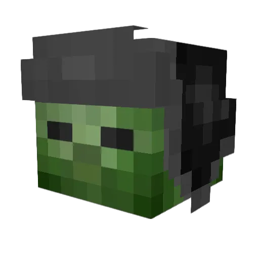 me0w_22 Minecraft avatar head, 3D render
