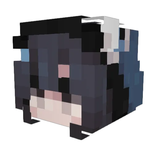me3y Minecraft avatar head, 3D render