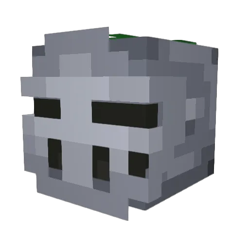 me9996 Minecraft avatar head, 3D render