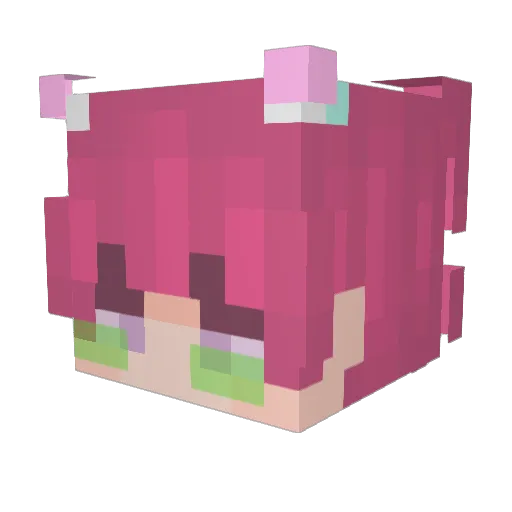 meLIARR Minecraft avatar head, 3D render