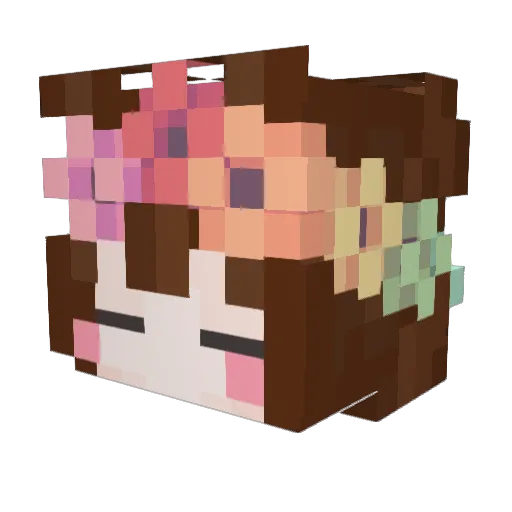 meYukon Minecraft avatar head, 3D render