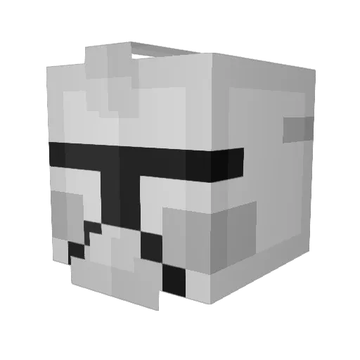 me_Aka Minecraft avatar head, 3D render