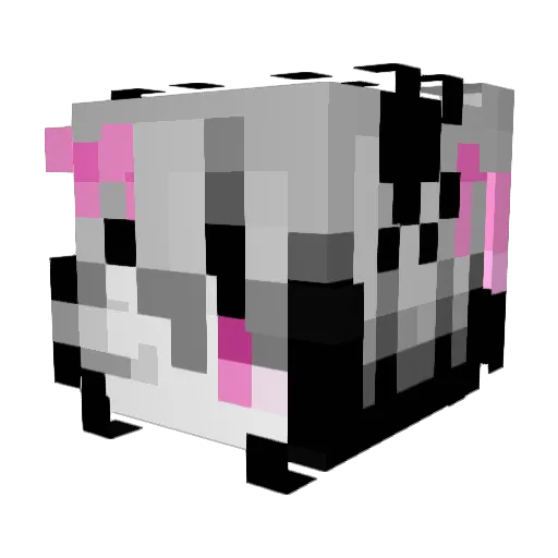 meaa444 Minecraft avatar head, 3D render
