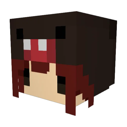 meaagn Minecraft avatar head, 3D render