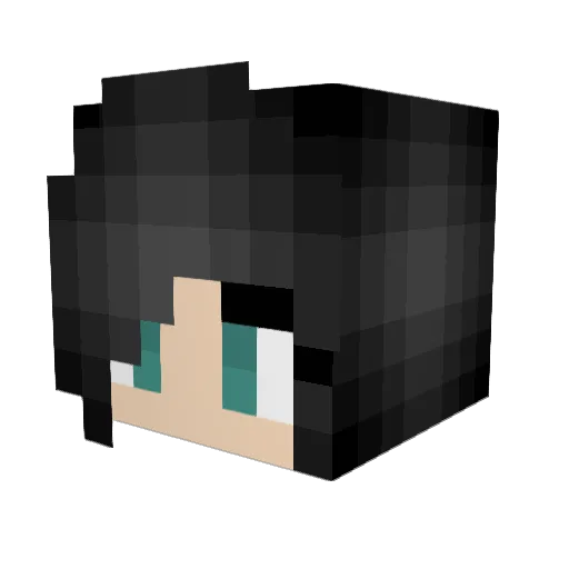 meaganmind Minecraft avatar head, 3D render