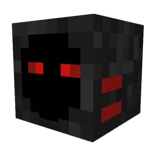 meaksy Minecraft avatar head, 3D render